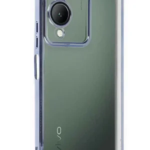 Newface Vivo Y17s Kılıf Razer Lensli Silikon - Açık Mavi