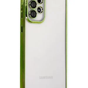 Newface Samsung Galaxy A53 5g Kılıf Razer Lensli Silikon - Yeşil