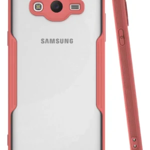 Newface Samsung Galaxy J7 Kılıf Platin Silikon - Pembe
