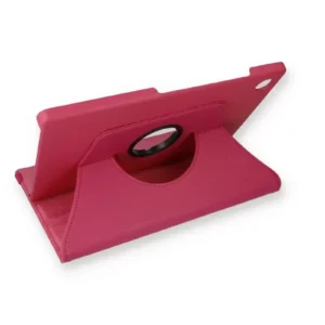 Newface Samsung Galaxy X200 Tab A8 10.5 Kılıf 360 Tablet Deri Kılıf - Pembe