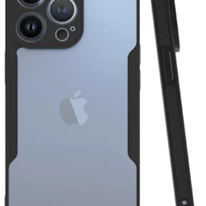 Newface İphone 14 Pro Kılıf Platin Silikon - Siyah