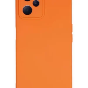 Newface Realme C35 Kılıf Nano İçi Kadife Silikon - Turuncu