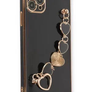 Newface İphone 11 Pro Max Kılıf Esila Silikon - Siyah