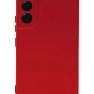 Newface Samsung Galaxy S22 Plus Kılıf Nano İçi Kadife Silikon - Kırmızı