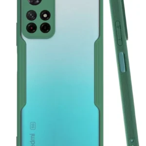 Newface Xiaomi Redmi Note 11t Kılıf Platin Silikon - Yeşil
