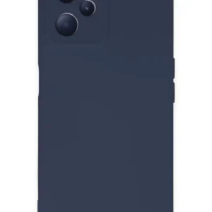 Newface Realme C35 Kılıf Nano İçi Kadife Silikon - Lacivert