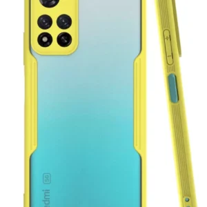 Newface Xiaomi Redmi Note 11 Pro Plus 5g Kılıf Platin Silikon - Sarı