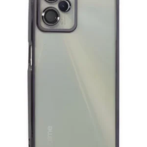 Newface Realme C35 Kılıf Razer Lensli Silikon - Mor