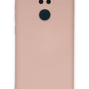 Newface Xiaomi Redmi Note 9 Kılıf Nano İçi Kadife Silikon - Pudra