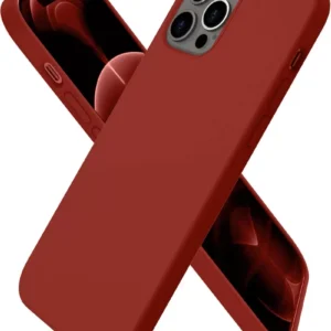 Newface İphone 12 Pro Max Kılıf First Silikon - Bordo