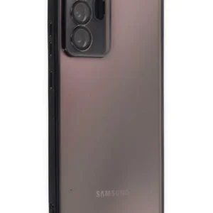 Newface Samsung Galaxy Note 20 Ultra Kılıf Razer Lensli Silikon - Siyah