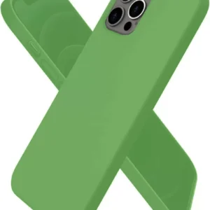 Newface İphone 12 Pro Max Kılıf First Silikon - Yeşil