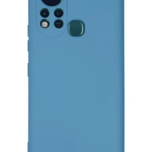 Newface İnfinix Hot 11s Kılıf Nano İçi Kadife Silikon - Mavi