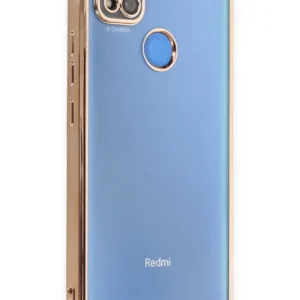 Newface Xiaomi Redmi 9c Kılıf Razer Lensli Silikon - Gold