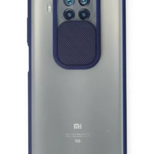 Newface Xiaomi Mi 10t Lite Kılıf Palm Buzlu Kamera Sürgülü Silikon - Lacivert