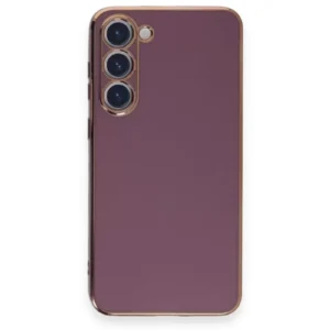 Newface Samsung Galaxy S23 Plus Kılıf Volet Silikon - Mor