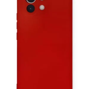 Newface Xiaomi Mi 11 Kılıf Nano İçi Kadife Silikon - Kırmızı