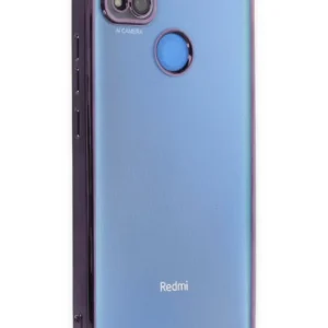 Newface Xiaomi Redmi 9c Kılıf Razer Lensli Silikon - Mor