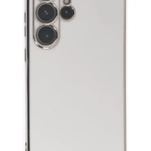 Newface Samsung Galaxy S23 Ultra Kılıf Volet Silikon - Beyaz