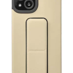 Newface İphone 14 Plus Kılıf Mega Standlı Silikon - Gold