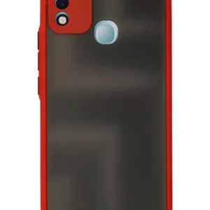 Newface İnfinix Hot 10 Play Kılıf Montreal Silikon Kapak - Kırmızı