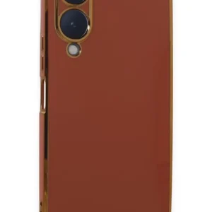 Newface Vivo Y17s Kılıf Volet Silikon - Kırmızı