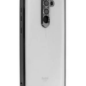 Newface Xiaomi Redmi Note 8 Pro Kılıf Razer Lensli Silikon - Siyah