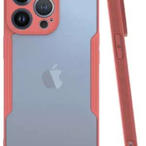 Newface İphone 14 Pro Max Kılıf Platin Silikon - Pembe