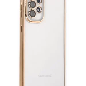 Newface Samsung Galaxy A33 5g Kılıf Razer Lensli Silikon - Gold