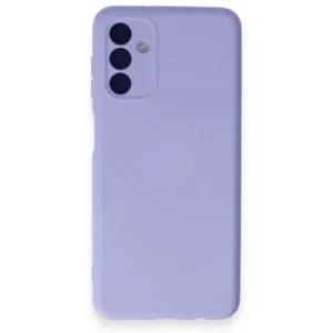 Newface Samsung Galaxy A14 4g Kılıf Nano İçi Kadife Silikon - Lila