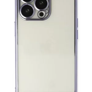 Newface İphone 14 Pro Kılıf Razer Lensli Silikon - Mor