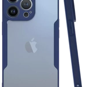 Newface İphone 14 Pro Max Kılıf Platin Silikon - Lacivert