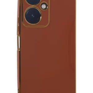 Newface Vivo Y27 Kılıf Volet Silikon - Kırmızı