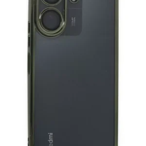 Newface Xiaomi Redmi 13c Kılıf Razer Lensli Silikon - Yeşil