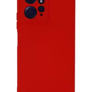 Newface Xiaomi Redmi Note 12 4g Kılıf Nano İçi Kadife Silikon - Kırmızı