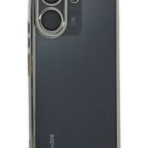 Newface Xiaomi Redmi 13c Kılıf Razer Lensli Silikon - Gümüş