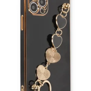 Newface İphone 12 Pro Max Kılıf Esila Silikon - Siyah