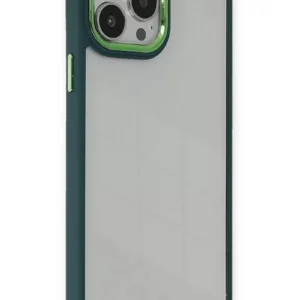Newface İphone 14 Pro Max Kılıf Dora Kapak - Haki Yeşil