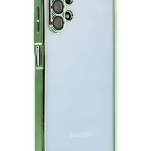 Newface Samsung Galaxy A13 4g Kılıf Razer Lensli Silikon - Yeşil