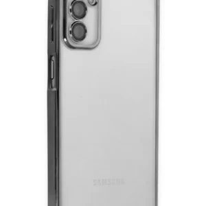 Newface Samsung Galaxy M23 Kılıf Razer Lensli Silikon - Siyah