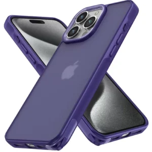 Newface İphone 14 Pro Kılıf Elegant Kapak - Derin Mor