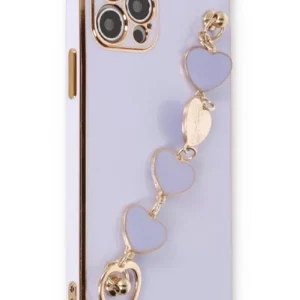 Newface İphone 12 Pro Max Kılıf Esila Silikon - Lila