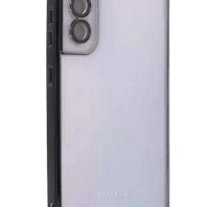 Newface Samsung Galaxy S21 Fe Kılıf Razer Lensli Silikon - Siyah