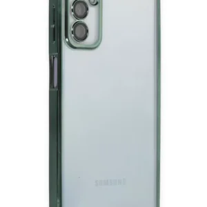 Newface Samsung Galaxy M23 Kılıf Razer Lensli Silikon - Yeşil