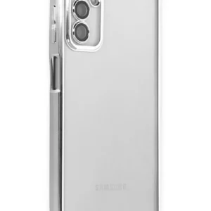 Newface Samsung Galaxy M23 Kılıf Razer Lensli Silikon - Gümüş