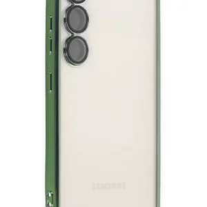 Newface Samsung Galaxy S23 Plus Kılıf Razer Lensli Silikon - Yeşil
