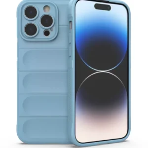 Newface İphone 14 Pro Kılıf Optimum Silikon - Sky Blue