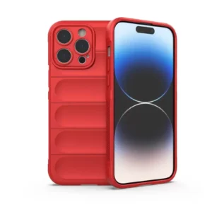 Newface İphone 14 Pro Max Kılıf Optimum Silikon - Kırmızı