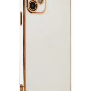 Newface İphone 12 Kılıf Volet Silikon - Beyaz