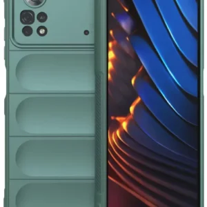 Newface Xiaomi Poco X4 Pro 5g Kılıf Optimum Silikon - Koyu Yeşil